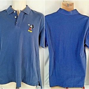 Polo Shirt Mickey Mouse Embroidery Rugby